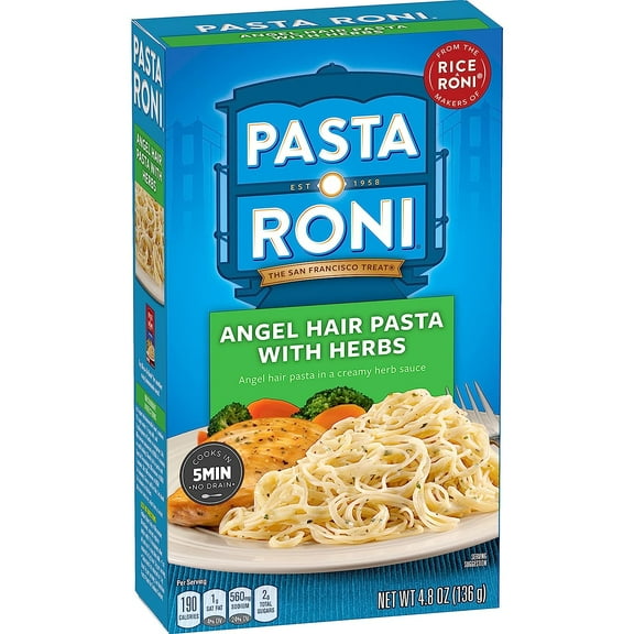 Pasta Roni, Angel Hair Pasta with Herbs, 4.8 Oz, (Pack of 2)