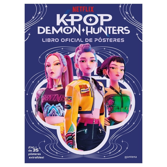 Kpop Demon Hunters Libro Oficial de Posteres Montena Libro de bolsillo 1ra edicion