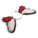 thumbnail image 2 of KAKOWELY Diadema de mariposa para niñas: adorables accesorios de cosplay de animales - Tocados de fiesta para Halloween, carnaval y fiestas de té, 2 of 4