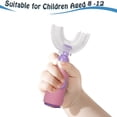 thumbnail image 4 of Kids U Shaped Toothbrush, Soft Silicone Brush Head with Handle, 4 of 5