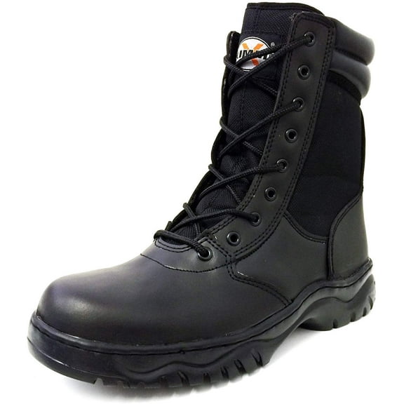Men's Tactical Boots 8" Combat Military Swat Work Fashion Shoes Side Zipper