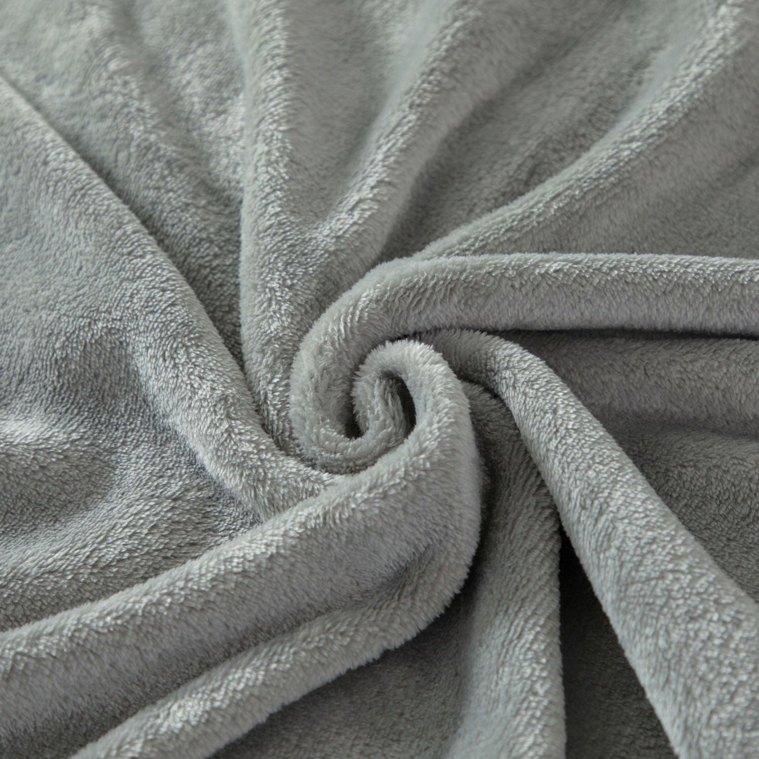 Mainstays Plush Blanket Gray T, Size: Twin - King