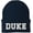Navy Blue, variant on DUKE Embroidered Beanie Hat Knit Cuffed Winter Cap Skull Cap (NavyBlue)
