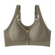 thumbnail image 1 of HongQid Women's Bra Seamless Stretch Wireless Front Closure Comfort Bra, 1 of 2