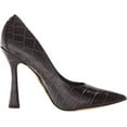 thumbnail image 6 of Sam Edelman Antonia Espresso Pointed Toe Slip On Spool Heel Fashion Pumps (Espresso, 8), 6 of 6