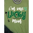 thumbnail image 4 of Anbech Women Graphic Lucky Tshirt St Patricks Day Print Short SLeeve Tee, 4 of 8