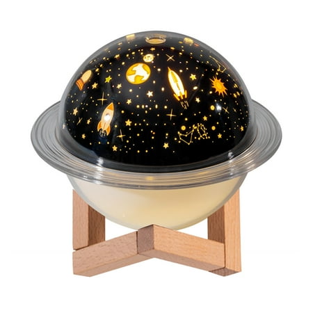 

ABIDE Yihaifu LED Humidifier USB Night Lamp Humidifier Planet humidifier USB night lamp Shaped 2-in-1 Humidifying Machine
