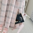 thumbnail image 6 of Plaid School Backpack, Spacious Backpack with Multi-pocket, Lightweight Breathable Bookbag for Middle School College, Pink, 6 of 10