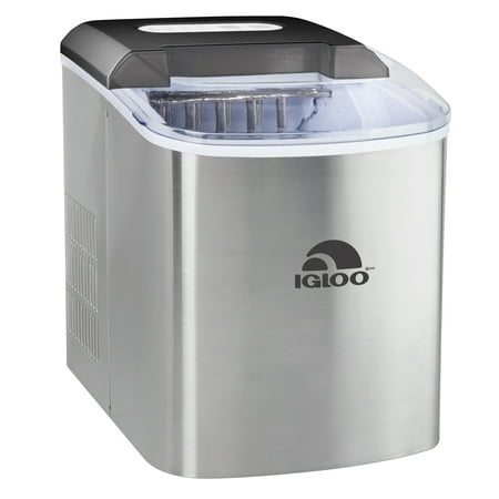 Igloo 26 lb. Countertop Ice Maker ICEB26SS, Stainless