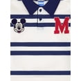 thumbnail image 4 of Mickey Mouse Toddler Boy Cream Long Sleeve Rugby Shirt, Sizes 12M-5T, 4 of 7