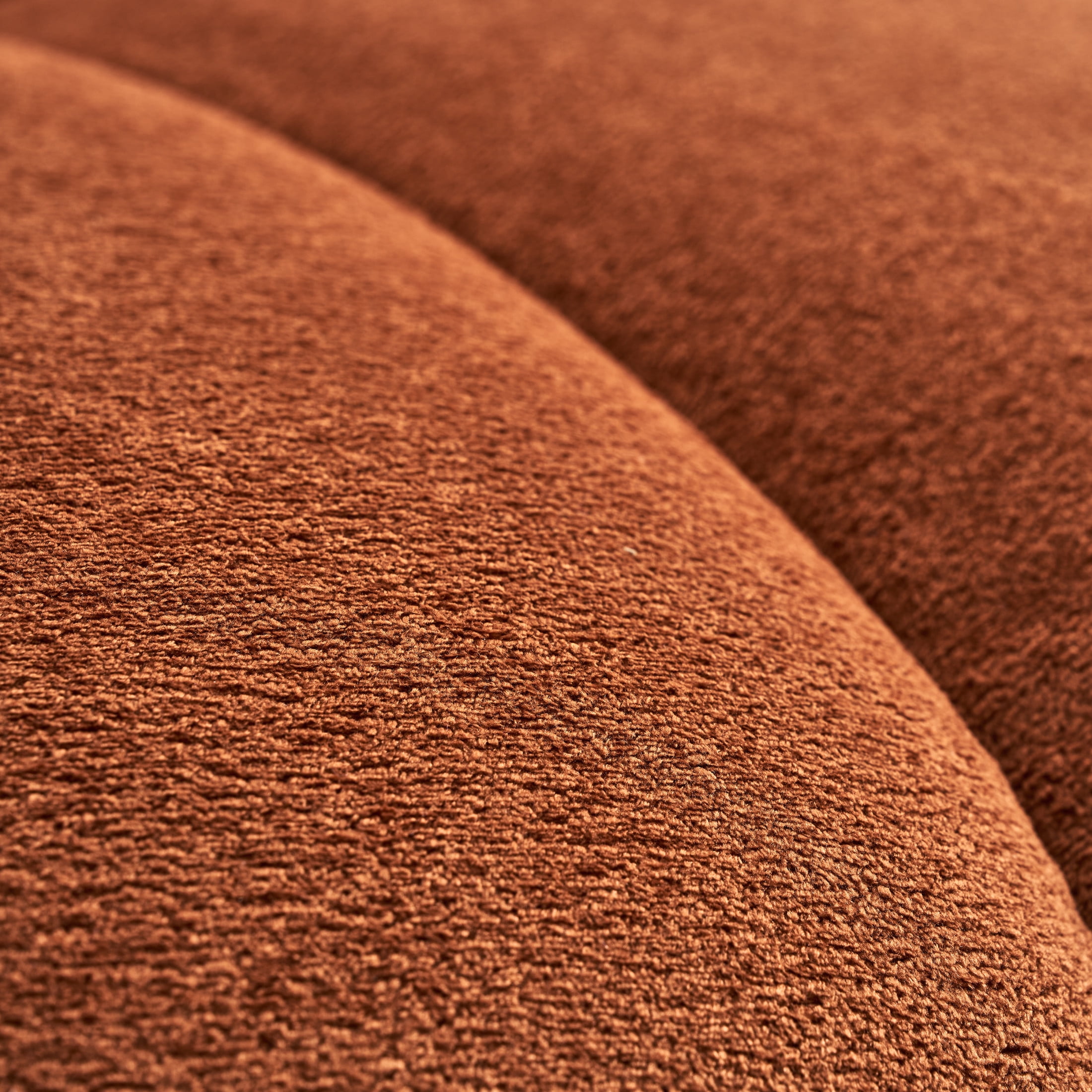 Christopher Knight Home Modern Round Velvet Pumpkin Ottoman, Plush Upholstered Footstool, Orange-Red