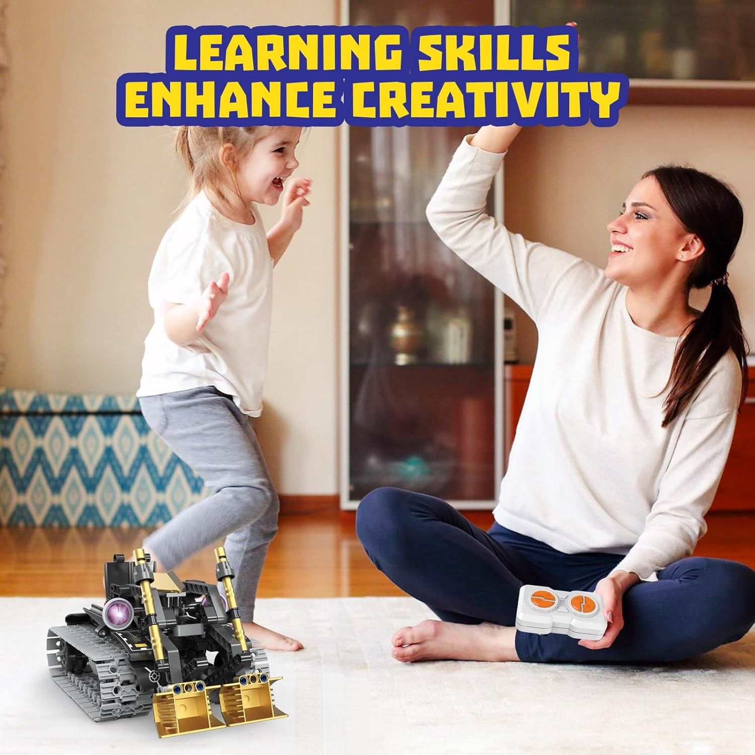 Robot Building Kit with APP/Remote Control STEM,echnic Coding Robotic Toys,Buildable 5in1 Models with 323+ Pieces