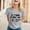Light Gray, variant on Yuhangmm Womens T Shirts Women's T-Shirts Womens Sarcastic T Shirts With Funny Sayings Novelty Graphic Tees For Women White S