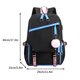 thumbnail image 3 of Fiudx Ofertas Del Día Mochila Para ordenador De Alto Valor, Interfaz De Carga Usb, Mochila Escolar Para Estudiantes De Secundaria, Mochila De Gran Capacidad, 3 of 3