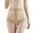 thumbnail image 3 of Gibobby Pantaleta Corte Frances de Algodón Bragas de encaje de cintura alta para mujer(Caqui,XL), 3 of 5