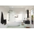 thumbnail image 2 of Albedo 34 in. x 58 in. Frameless Glass Bathtub Shower Door, 2 of 7