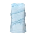 thumbnail image 5 of Haiem Blue Marble Men Workout Tank Top Gym Bodybuilding Sleeveless Muscle T Shirts Athletic Tank Breathable Workout Shirt-3X-Large, 5 of 9