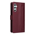 thumbnail image 5 of JTCASES Compatible with Samsung Galaxy A34 5G 6.6 inch Case Wallet Flip Folio Case [Kickstand] with RFID Blocking Card Holders [Shockproof] Wrist Strap Cover for Men Women Girls, Winered, 5 of 13