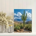 thumbnail image 2 of Giant Saguaro Cactus Desert Landscape Canvas Print/Wall Art， Suitable for Living Room， Bedroom， Office， Dining Room， and Hallway Decoration., 2 of 8
