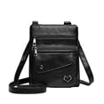 thumbnail image 1 of Feltree Large Screen Cell Phone Bag Soft Leather Small Backpack Shoulder Crossbody Bag Outdoor Leisure Travel Coin Bag, 1 of 8