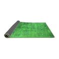 thumbnail image 2 of Ahgly Company Indoor Round Oriental Green Industrial Area Rugs, 3' Round, 2 of 4
