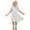 White B, variant on Ashirexll Teen Summer Dresses, Girls Summer Dress, 3-12Y Girls Short Sleeve Round Neck Summer Casual Fashion Dress