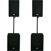 Seismic Audio 2-way Stand Mountable Speaker, 850 W RMS, Black