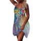 thumbnail image 3 of Txlixc - Vestido informal suelto para mujer, diseño de tinta, floral, con tirantes de tortuga, para playa, verano Txlixc  Sexy, 3 of 6