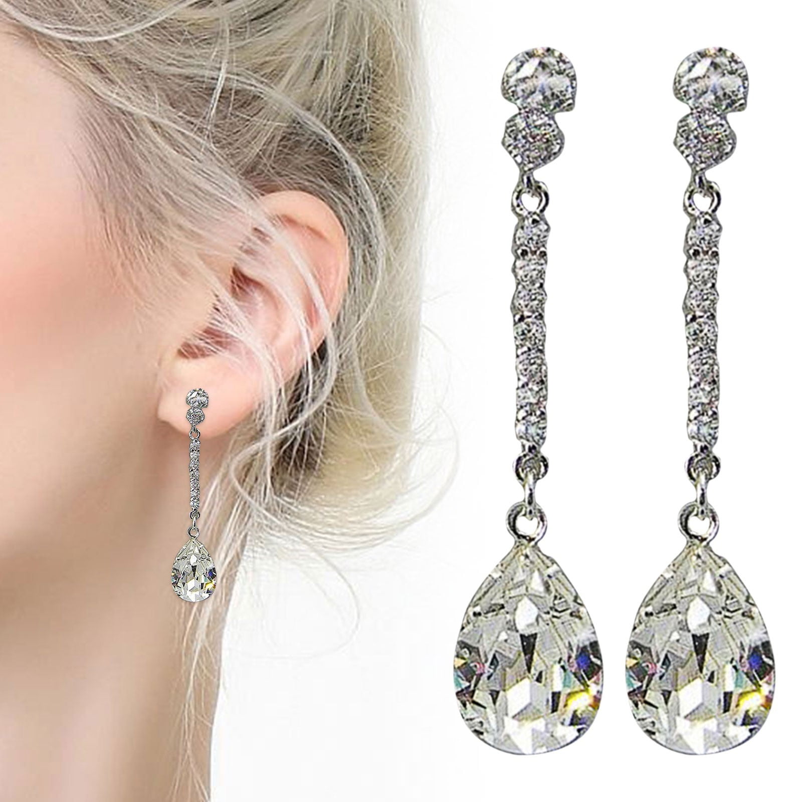 high end silver earrings