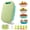 Blue Green, variant on Camping Cutting Board, 9-in-1 Collapsible Chopping Board with Colander, Outdoor-Kitchen Vegetable Washing Basket for Campers, Camping Gifts Camping Accessories for RV Campers (Gray)