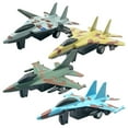 thumbnail image 2 of 4Pcs Camouflage Mini Simulation Pull Back Fighter Avion Modèle Jouet de Collection, 2 of 8
