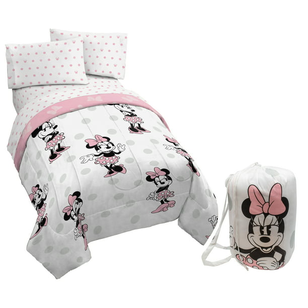 Minnie Mouse Dots Twin Bed In A Bag, Minnie Mouse Twin Bed Frame
