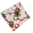 thumbnail image 4 of Toystoory Navidad Santa Claus Table Runner Festivo Fiesta de Navidad Mantel Decoración del hogar Decoración del hogar fruta roja, 4 of 6