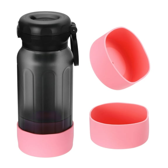 Uxcell Silicone Boot for Water Bottle 32 oz 40 oz, 2 Pcs Anti-Slip Water Bottle Protective Sleeves Bottom Cover Pink