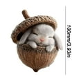 thumbnail image 3 of ToyKingdee Animal Acorn Ornaments for Christmas Tree Hanging, Cozy Woodland Animal Ornaments, Pine Cone Christmas Ornament, Acorns for Squirrels Decoration Acrylic Hanging Ornament, 3 of 7