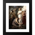 thumbnail image 2 of Jean Alfred Marioton 19x24 Black Modern Framed Museum Art Print Titled - Ulysses and Nausicaa (1888), 2 of 5