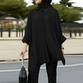 CZHGKM Womens Workout Clothes Women's Long Sleeve Button Down Abaya
