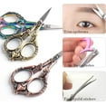 thumbnail image 4 of 420 Stainless Steel Retro-style Sewing Scissors with Alloy Handle Red Copper 11.85x5.3x0.5cm, 4 of 9