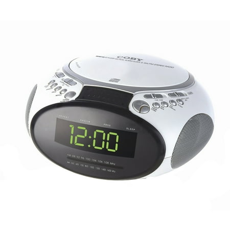 Coby CD Player Clock Radio