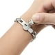 thumbnail image 2 of 1 par de brazalete de pareja creativa elegante pulsera con cerradura de llave versátil cuerda de mano, 2 of 4