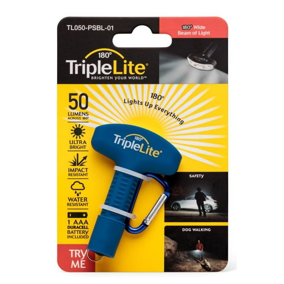 TripleLite 50 lm Blue LED Flashlight AAA Battery