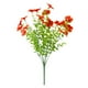 thumbnail image 1 of 8 ramos de flores artificiales flores falsas sin desvanecimiento plantas de plástico falsas, rojo atardecer, 1 of 9