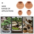 thumbnail image 2 of HLONK 4Pcs Small  Flower Planter Container Terracotta Nursery Pot for Garden Use 1.3x0.9x0.9in, 2 of 7