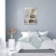 thumbnail image 2 of Farmhouse Christian Canvas Wall Art – God Says You Are Bible Verse Print with Zen Stacked Stones, Inspirational Scripture Framed Decor for Bathroom, Bedroom, Living Room or Office, 2 of 5