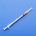 thumbnail image 4 of Paquete de 25 jeringas desechables de 1 ml con aguja de calibre 27 de 1/2 pulgada, paquete individual, 4 of 5