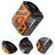 thumbnail image 4 of Ventilador de cintura portátil ventilador con clip de carga USB de 100 engranajes para viajes al aire libre (naranja), 4 of 8
