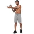 thumbnail image 3 of Men's Running Athletic Shorts with Zipper Pockets Mesh Quick Dry Workout Gym Shorts for Men Tennis Basketball Hiking, 3 of 10