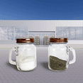 Dependable Industries Inc. Essentials Salt and Pepper Shaker Set Mason