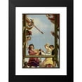 thumbnail image 2 of Gerard van Honthorst 18x24 Black Modern Framed Museum Art Print Titled - Musical Group on a Balcony (1622), 2 of 5