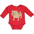 thumbnail image 3 of Inktastic Bulldog Boys or Girls Long Sleeve Baby Bodysuit, 3 of 5